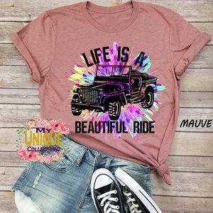JEEP Life Is A Beautiful Ride Shirt, Jeep Shirt